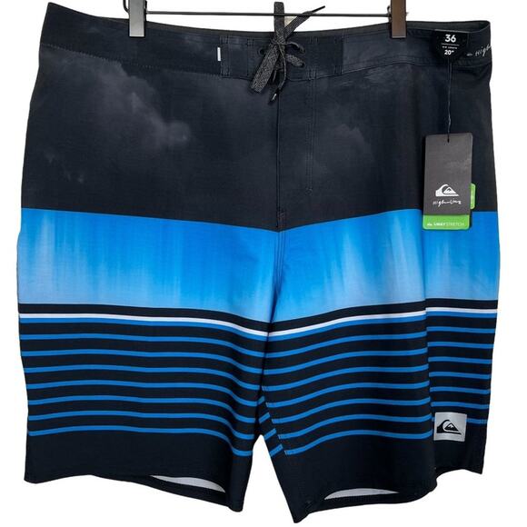 Quiksilver NEW Board Shorts Size 36 Hybrid NWT Mens XL Swim Beach Chino Shorts - Picture 1 of 9